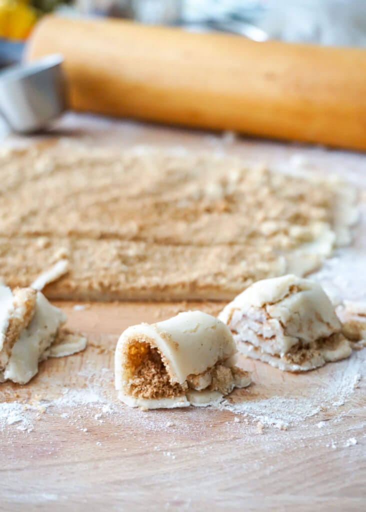 Leftover Pastry Pinwheels