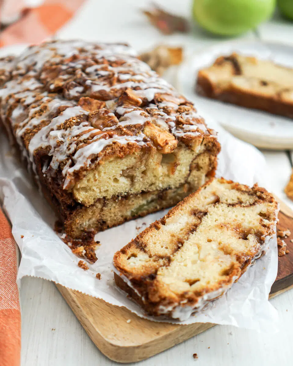 Cinnamon Swirl Apple Bread